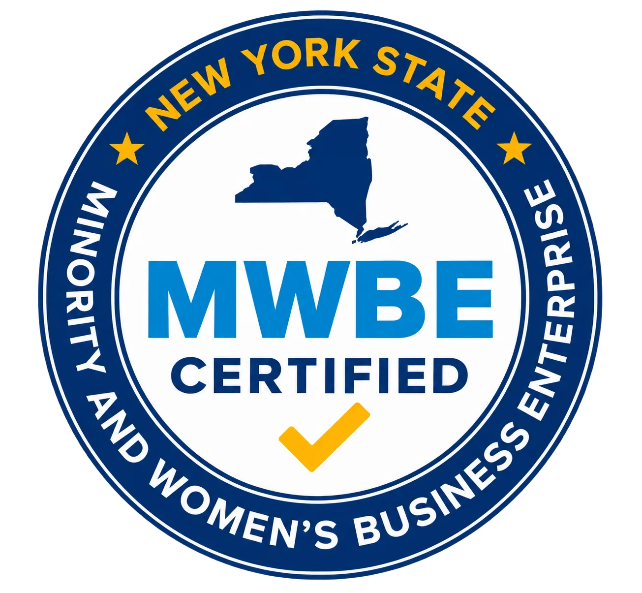 MWBE certified business enterprise seal